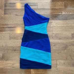 BCBG Blue Dress